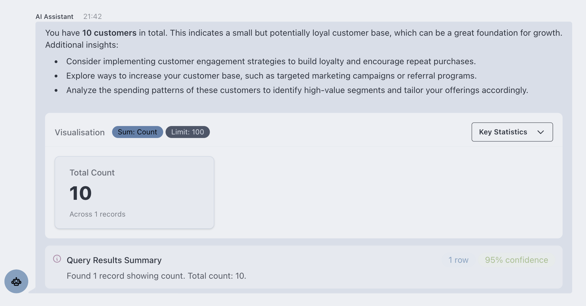 Conversation Message Component