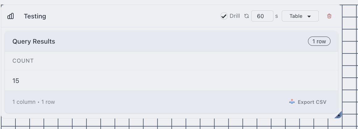 Dashboard Widget Component
